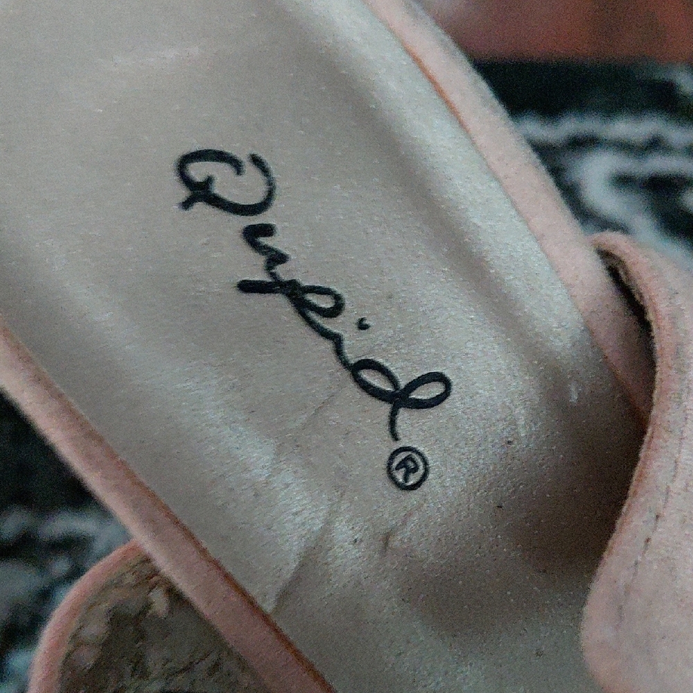 Qupid Blush Pink Glitter Platform Heels - Picture 2 of 8